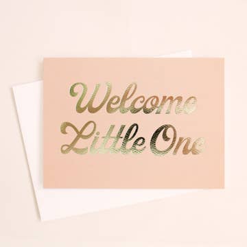 Welcome Little One Newborn Greeting Card