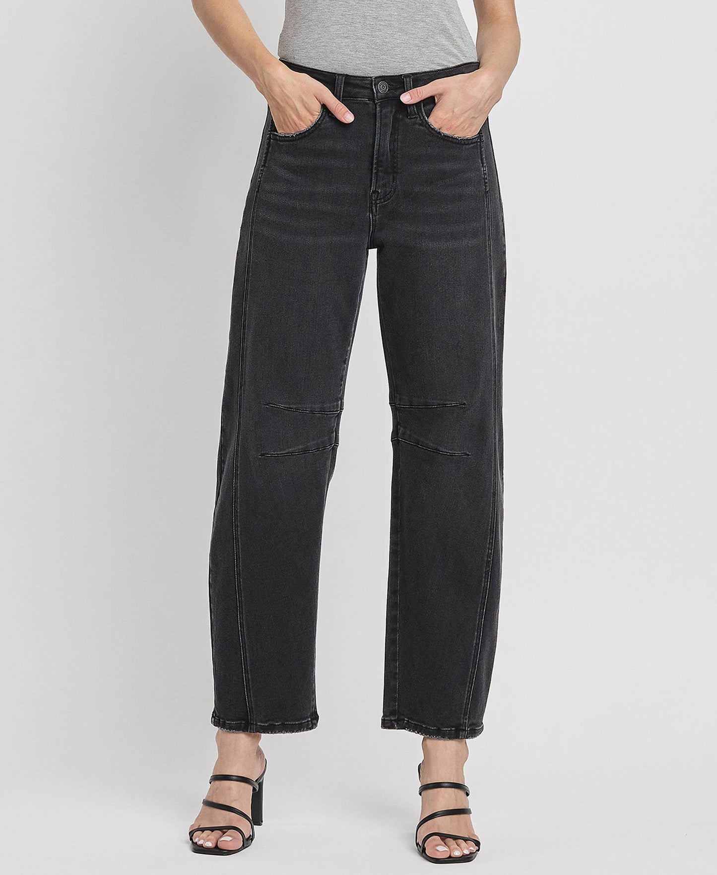 Rheana High Rise Ankle Barrel Leg Jeans