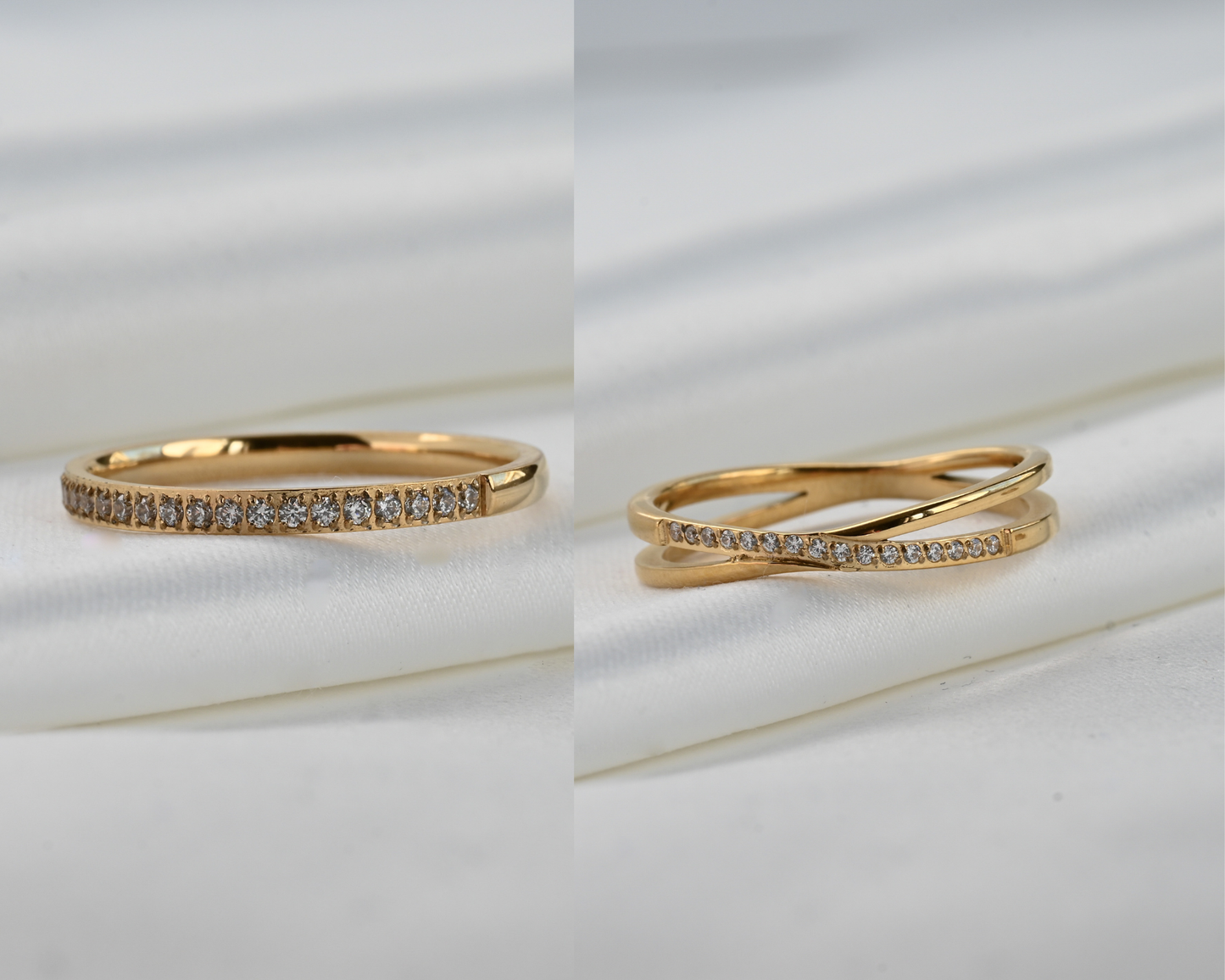 Amy Gold X Waterproof Ring