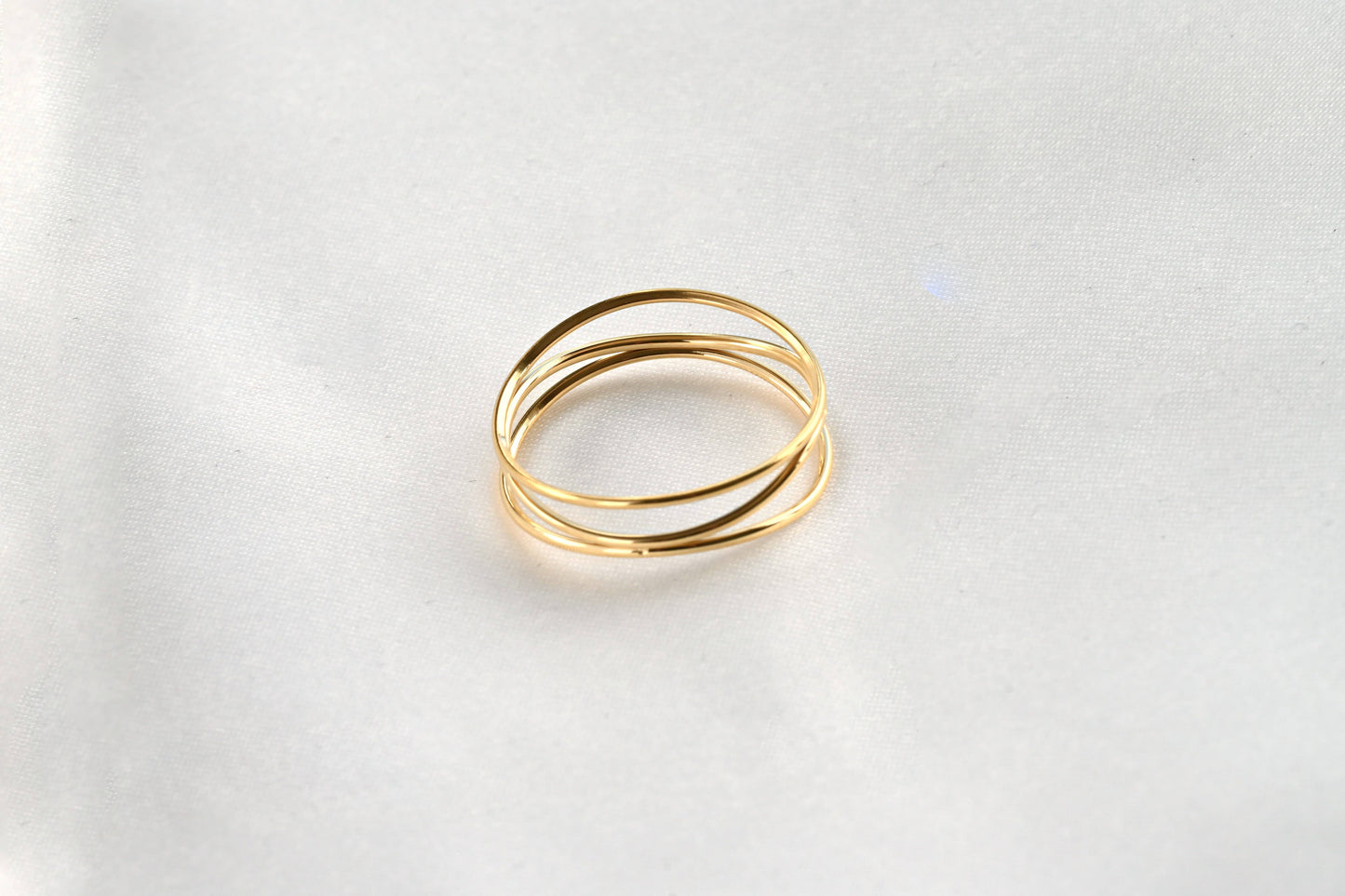 Angela Gold 3-Layered Waterproof Ring