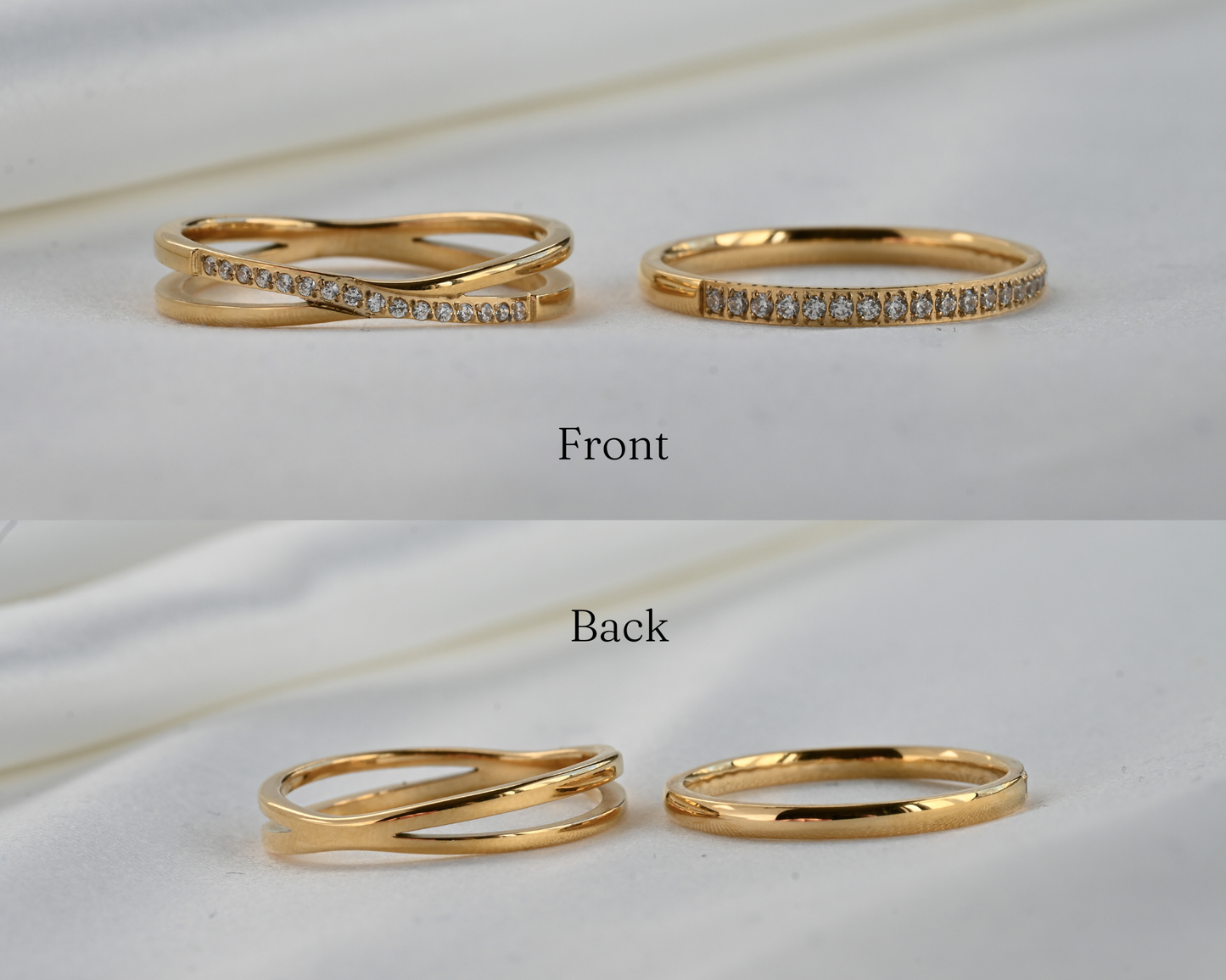 Amy Gold X Waterproof Ring