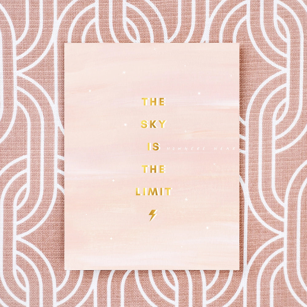 The Sky is the Limit Greeting Card