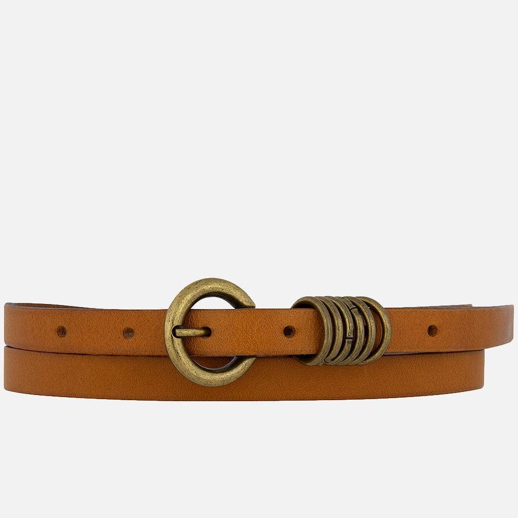 Alie Skinny Leather Belt