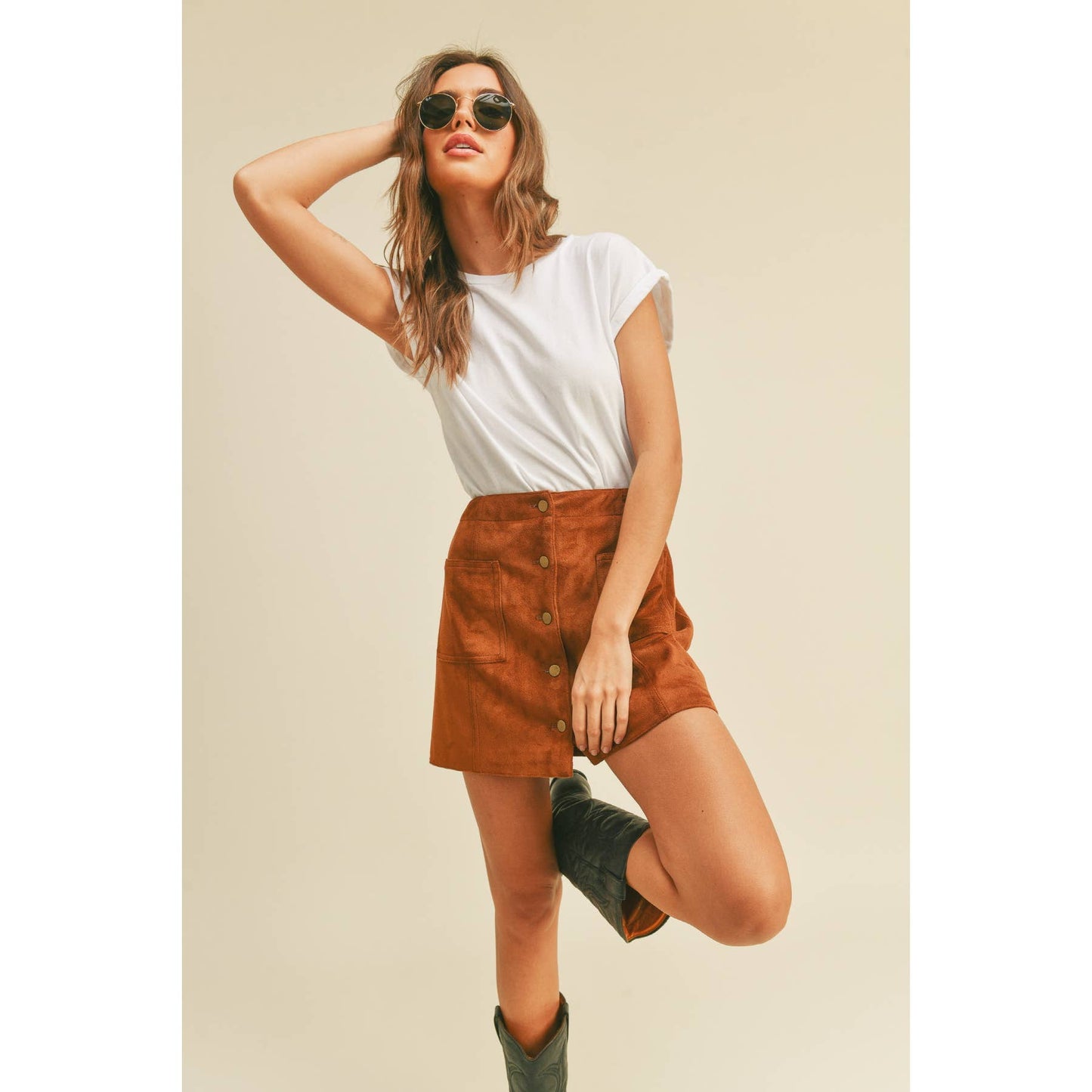 Teigan Roll Up Sleeve Tee