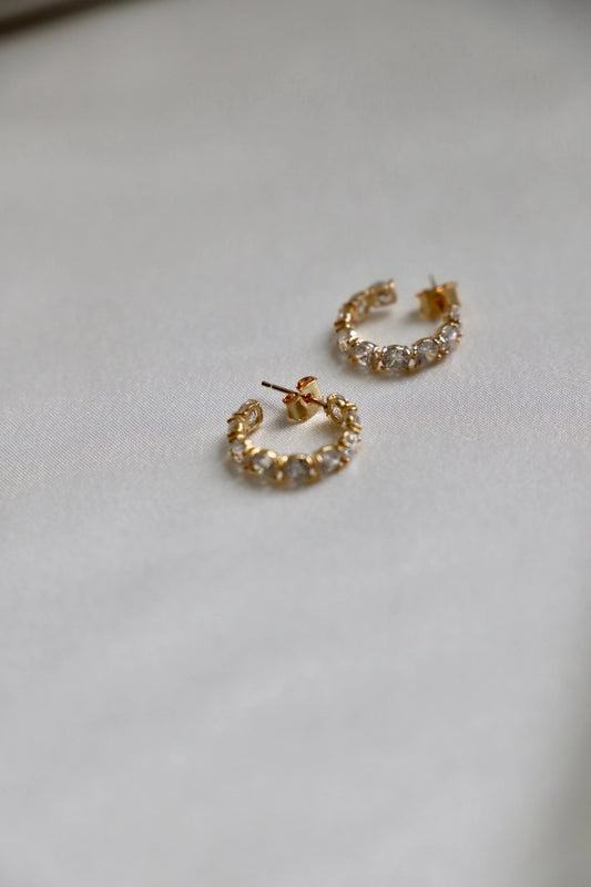 Paris Eternity Hoop Earrings