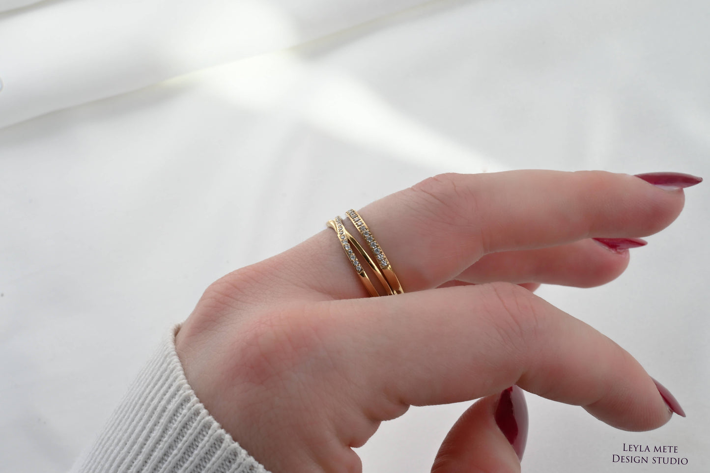 Amy Gold X Waterproof Ring