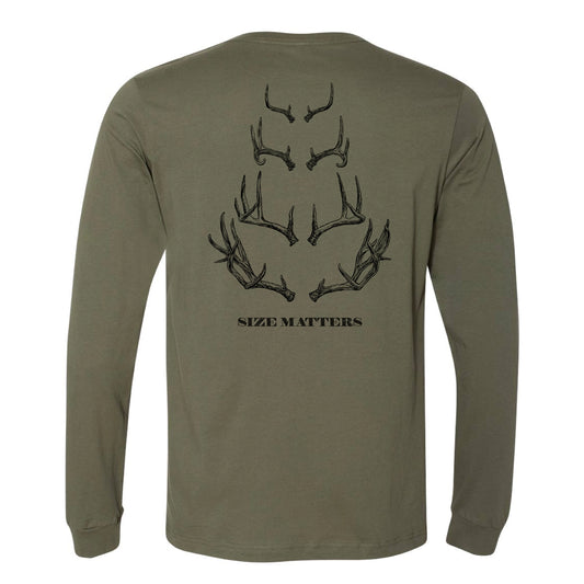 Size Matters Buck Antlers Long Sleeve