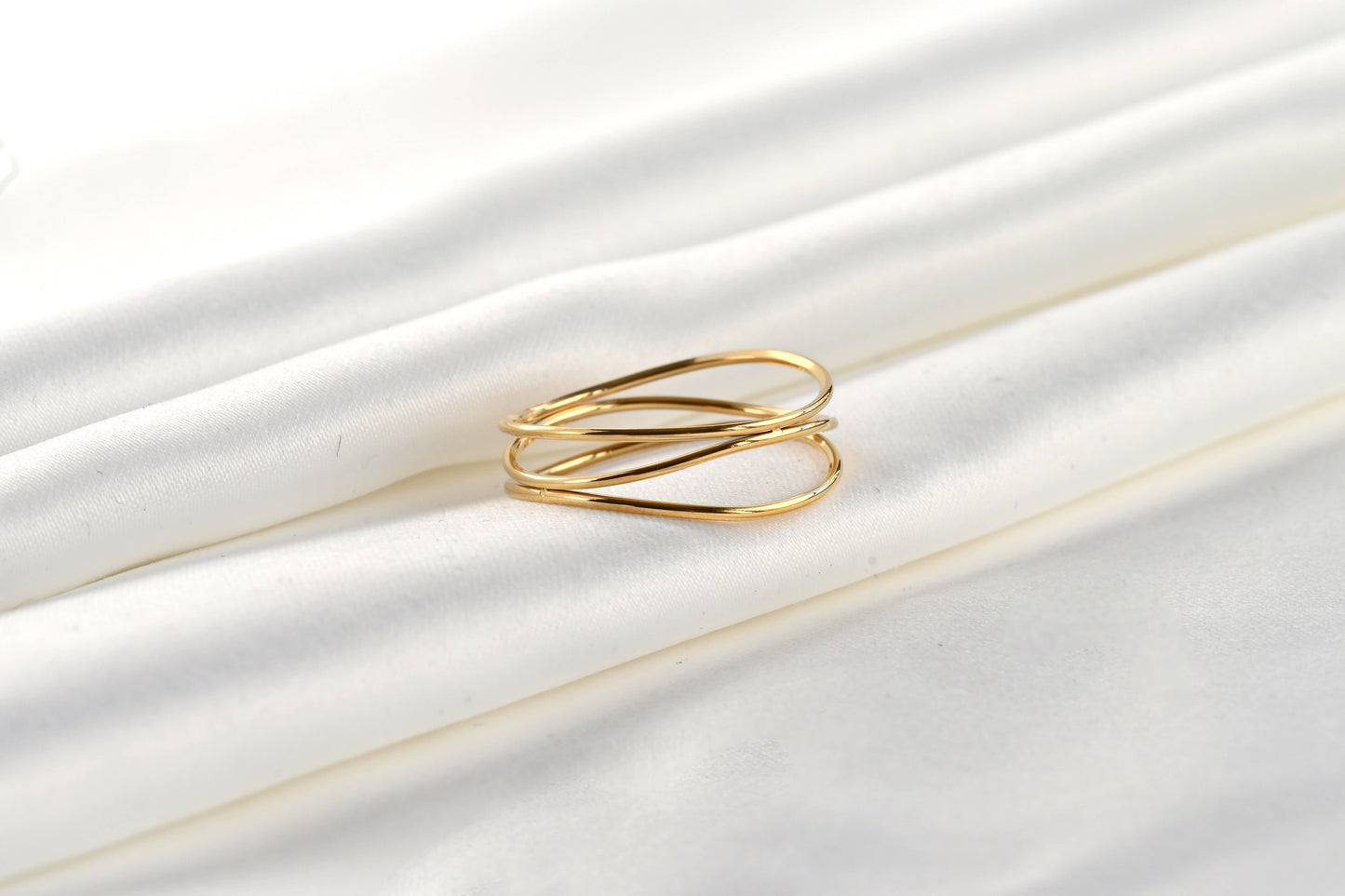 Angela Gold 3-Layered Waterproof Ring