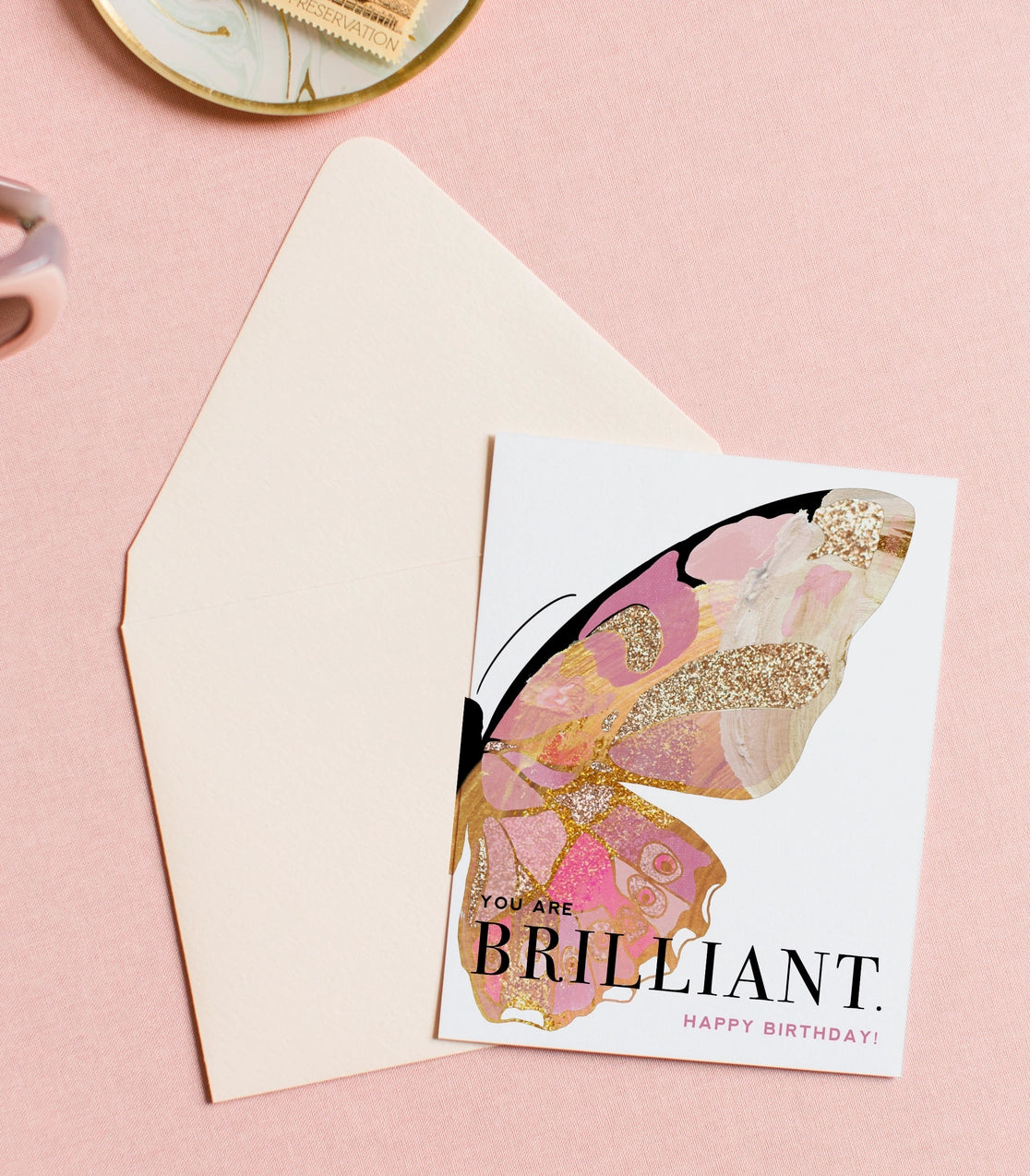 You Are Brilliant Butterfly Greeting Card