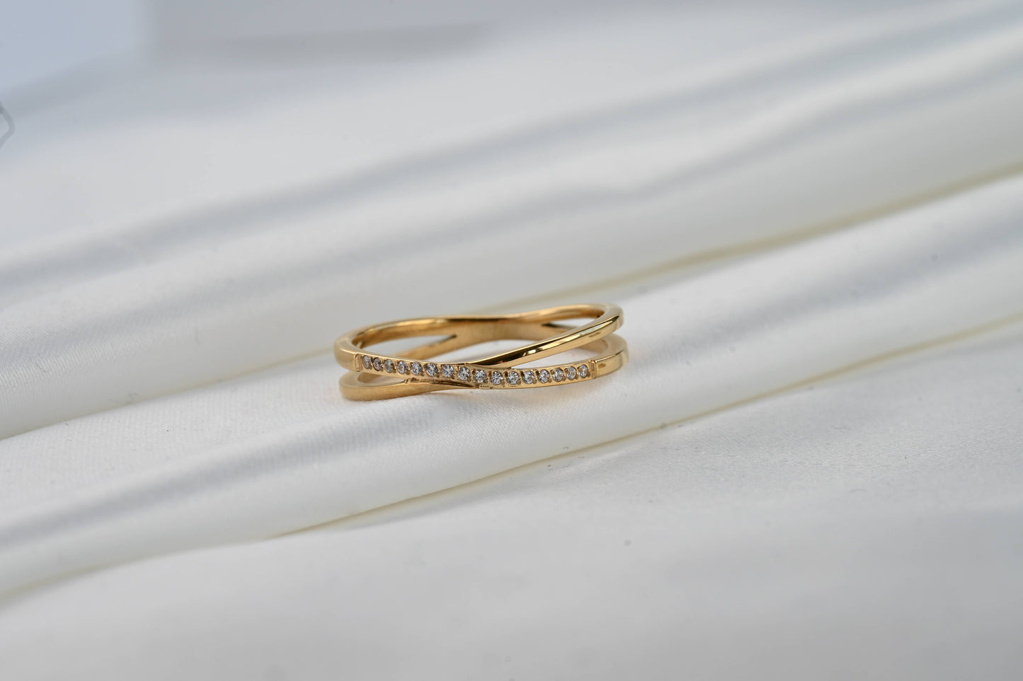 Amy Gold X Waterproof Ring