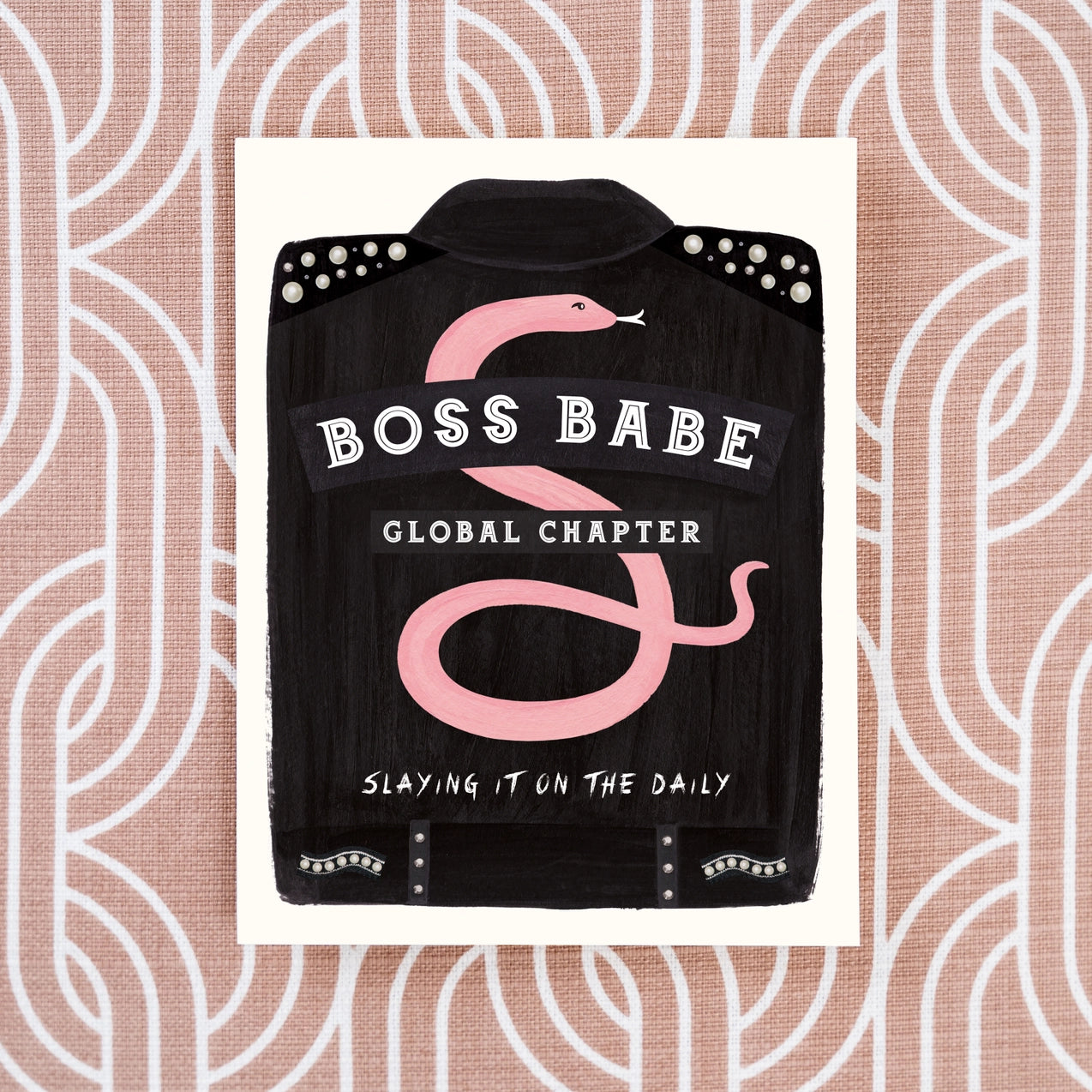 Boss Babe Greeting Card