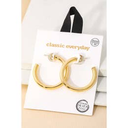 Snookie Thick Hoop Earrings